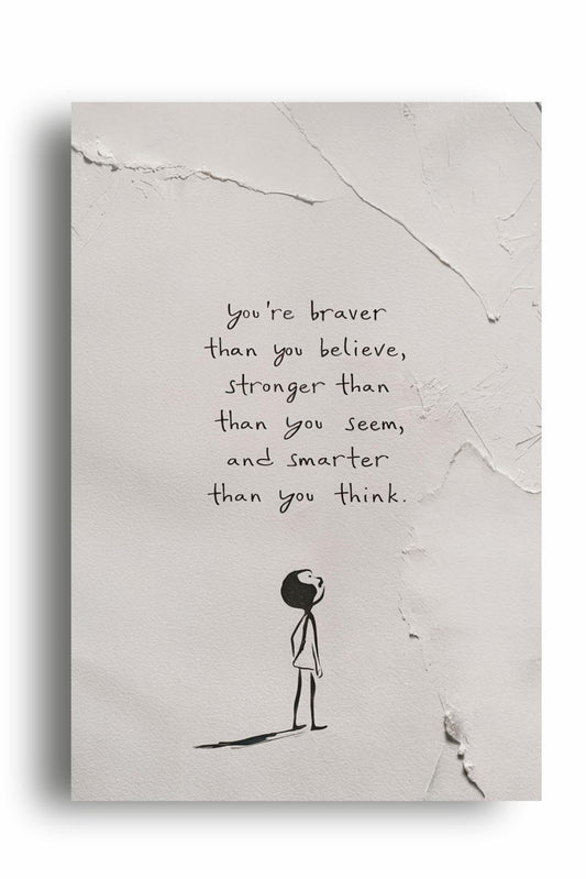 Art to Doors | Believe In Yourself Quote | Artist Riika Kandhola | Vertical | Art Print | Home Decor | Wall Decor | Gift Items | Wall Art