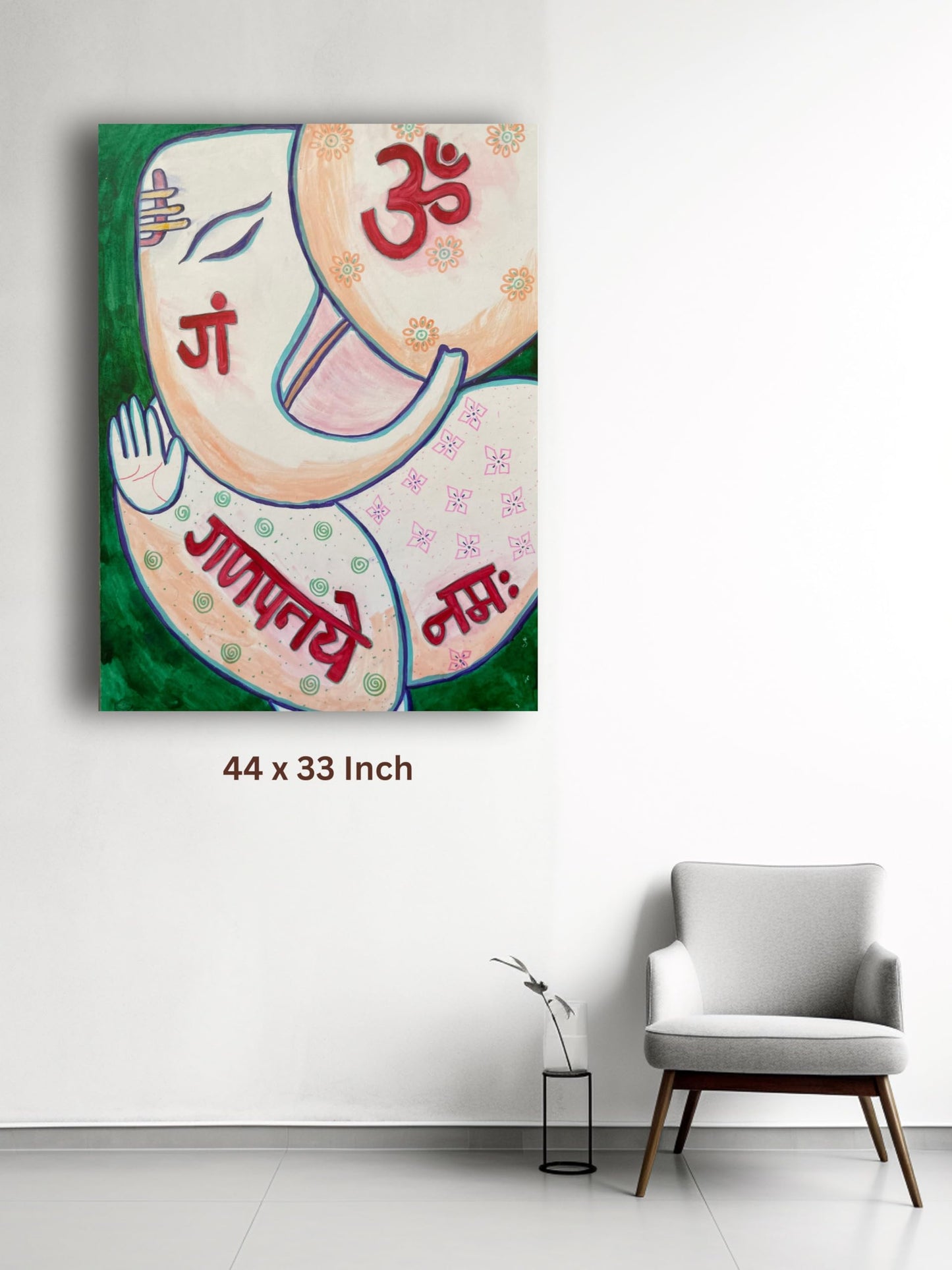 Art to Doors | Blessings Of Loard Ganesha | Artist Drasty Solanki | Vertical | Art Print | Home Decor | Wall Decor | Gifts for Women | Gifts for Men | Gift Items | Wall Art