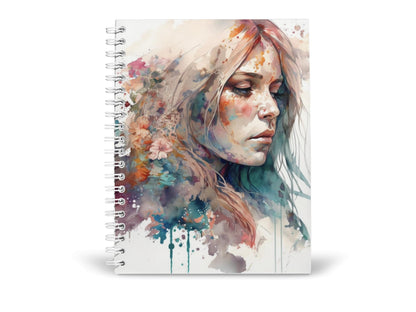 Art to Doors | Womanhood | Spiral Notebooks | A5 Size Paper | 120 Pages | 70 GSM Paper | Attractive Cover Designs