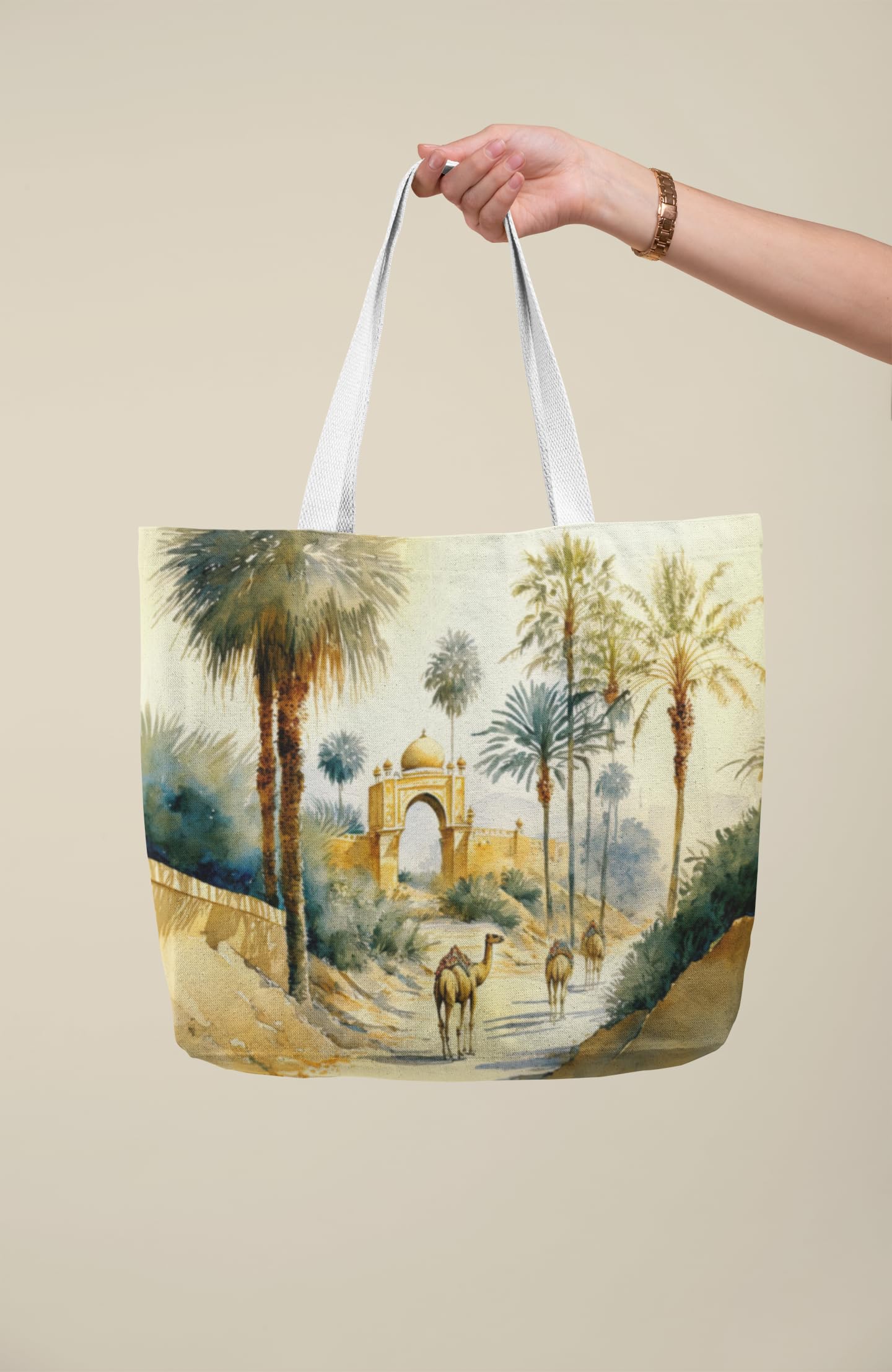 Art to Doors | Sun-Kissed Sands | Tote Bags | Shopping Bag For Grocery | Aesthetic Carry Bag | Tote Bag for Shopping, Travel, office & beach bags for women