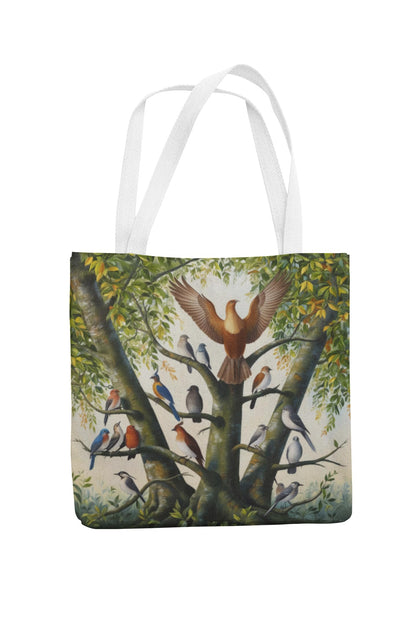 Art to Doors | Feathered Friends | Tote Bags | Shopping Bag For Grocery | Aesthetic Carry Bag | Tote Bag for Shopping, Travel, office & beach bags for women|