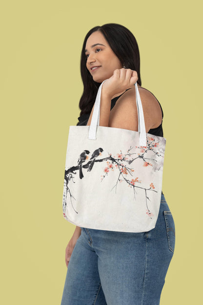 Art to Doors | Where Winter Dreams Take Flight | Tote Bags | Shopping Bag For Grocery | Aesthetic Carry Bag | Tote Bag for Shopping, Travel, office & beach bags for women