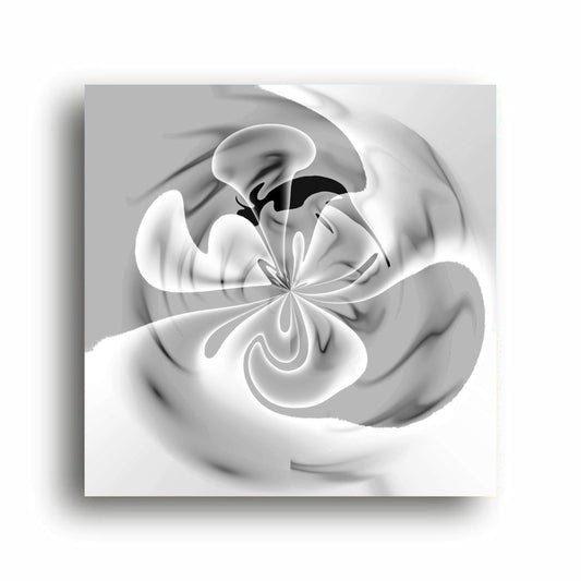 Art to Doors | White Tranquility | Artist Filomina Pawar | Square | Art Print | Home Decor | Wall Decor | Gifts for Women | Gifts for Men