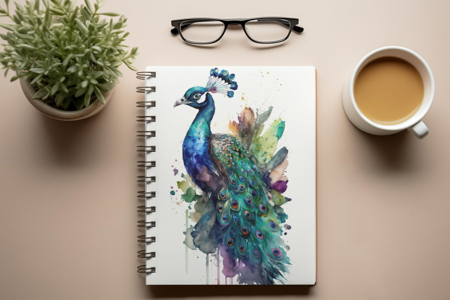 Art to Doors | Royal Majesty | Spiral Notebooks | A5 Size Paper | 120 Pages | 70 GSM Paper | Attractive Cover Designs