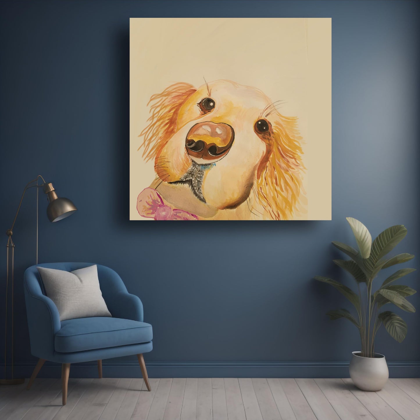 Art to Doors | Big Boops Don't Lie-Dogs | Artist Prerna Ajwani | Square | Art Print | Home Decor | Wall Decor | Gifts for Women | Gifts for Men | Gift Items | Wall Art