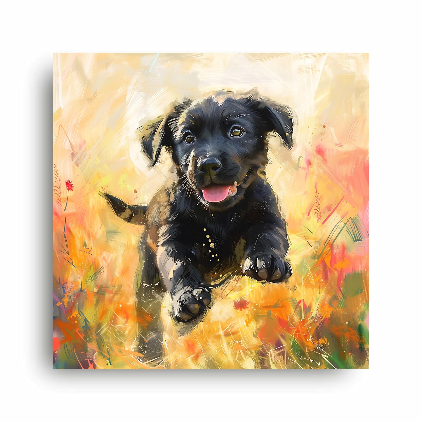 Art to Doors | Cozy Dog Bed Essentials Art | Square | Art Print | Home Decor | Wall Decor | Gifts for Women | Gifts for Men | Gift Items | Wall Art