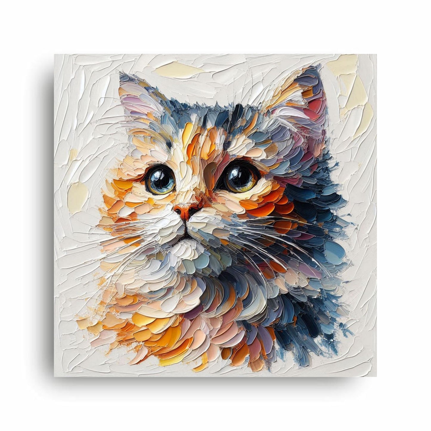 Art to Doors | Premium Cat Art Print | Square | Art Print | Home Decor | Wall Decor | Gifts for Women | Gifts for Men | Gift Items | Wall Art