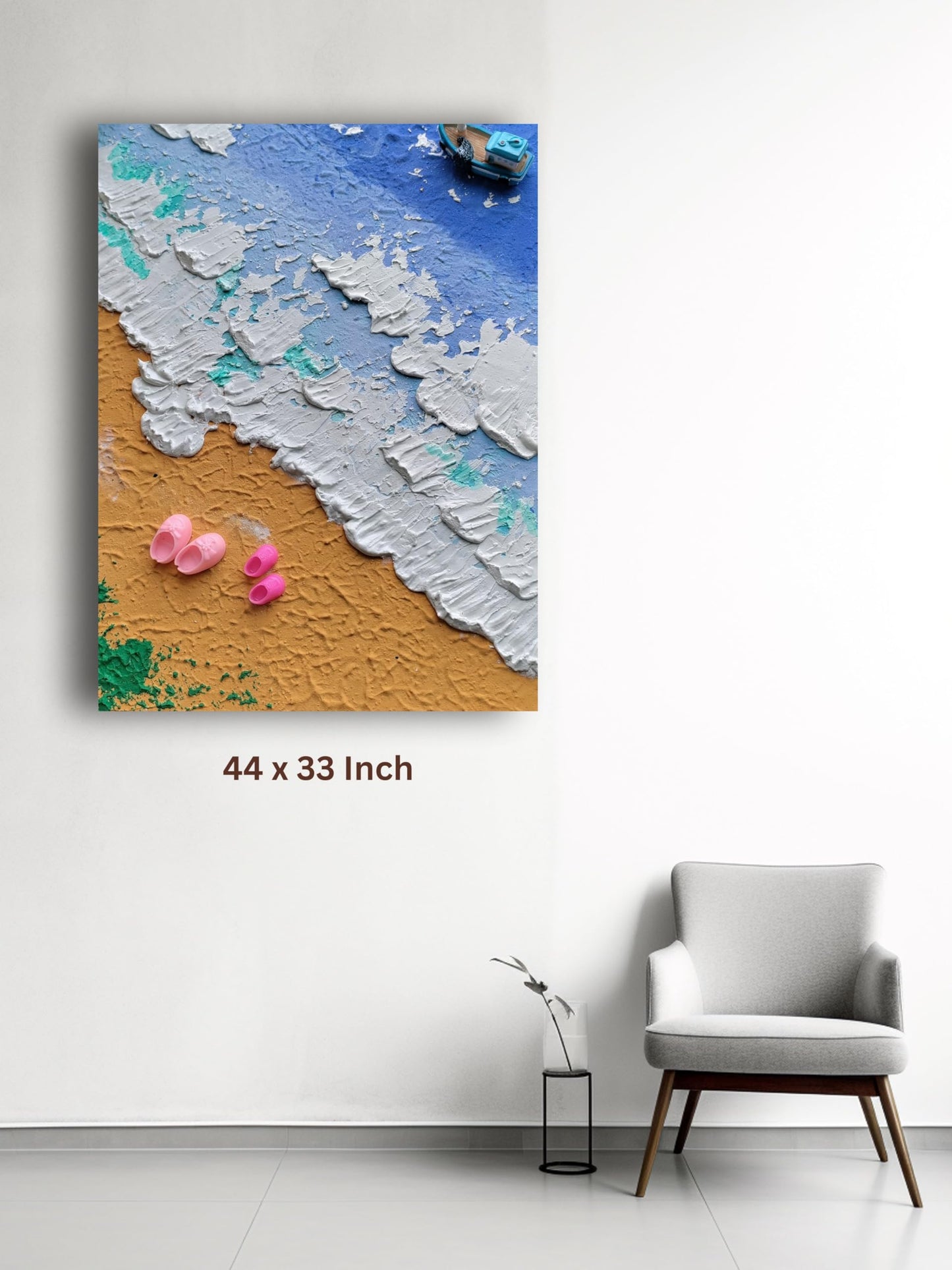 Art to Doors | Feeling In Ocean | Artist Dhanashree Godbole | Vertical | Art Print | Home Decor | Wall Decor | Gift Items | Wall Art