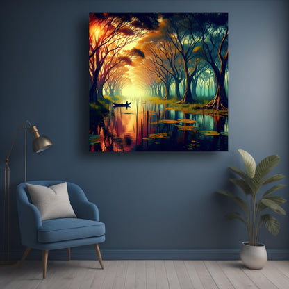 Art to Doors | Enchanting Nature Illusions Art | Square | Art Print | Home Decor | Wall Decor | Gifts for Women | Gifts for Men | Gift Items | Wall Art