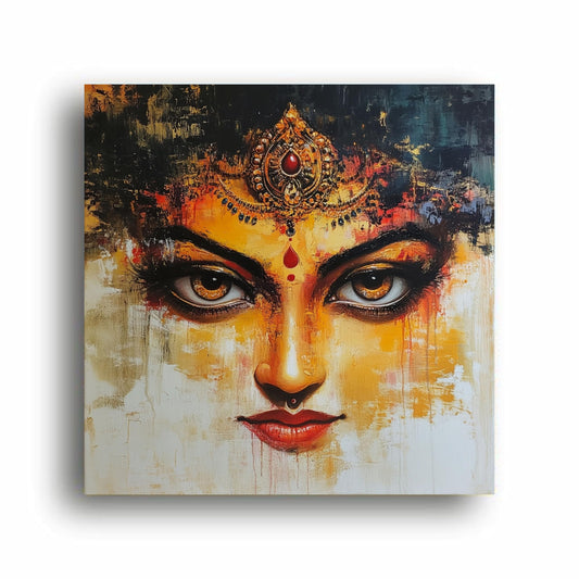 Art to Doors | Graceful Woman Face Art | Square | Art Print | Home Decor | Wall Decor | Gifts for Women | Gifts for Men | Gift Items | Wall Art