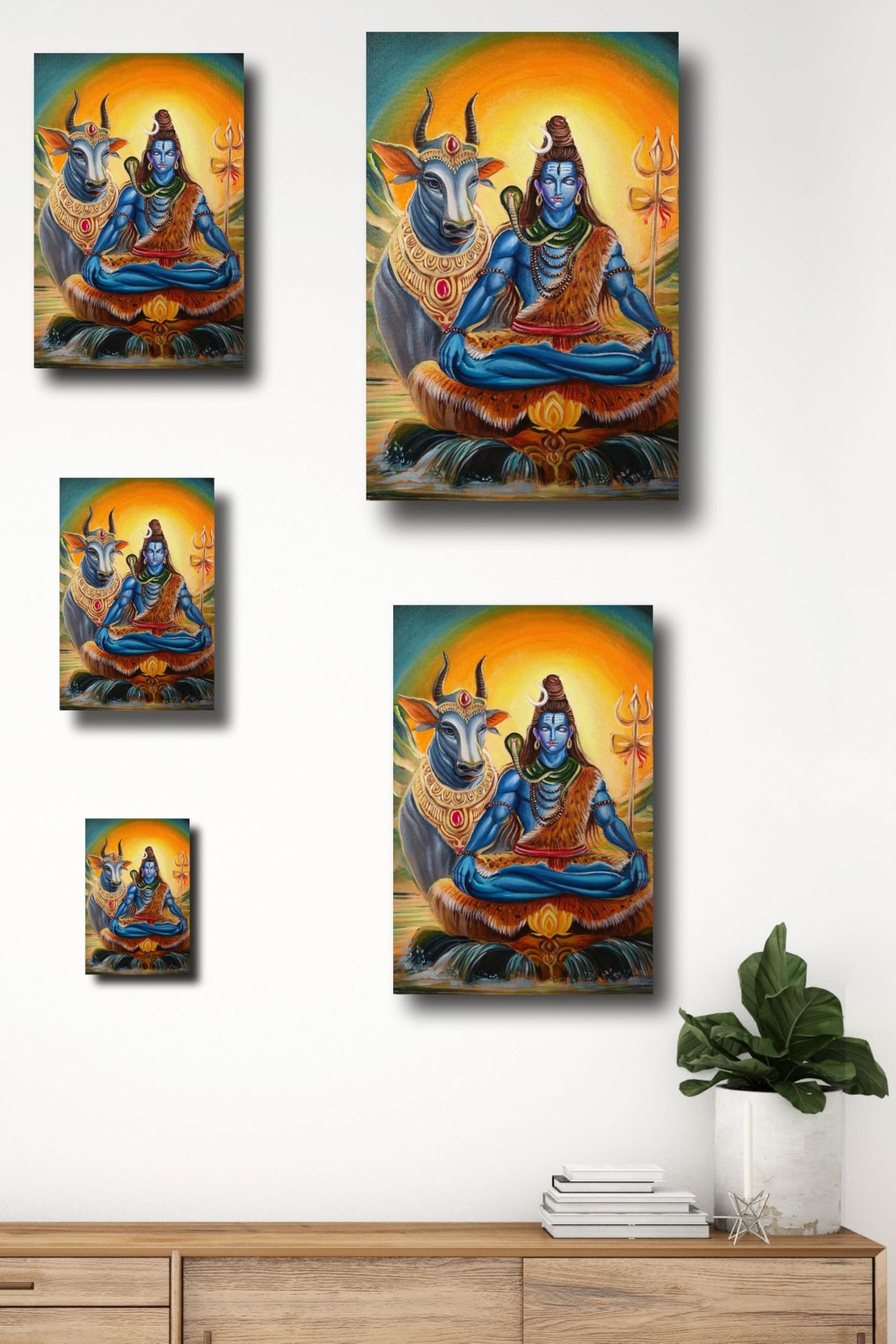 Art to Doors | Shiv Jyoti | Artist Apurba Pandit | Art Print | Gifts | Home Decor | Wall Frames | Wall Decor | Wall Paintings | Canvas Frame | Gifiting | Lord Shiva