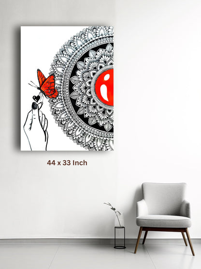 Art to Doors | Mandalas & Miracles | Artist Kalakarish | Vertical | Art Print | Home Decor | Wall Decor | Gift Items | Wall Art