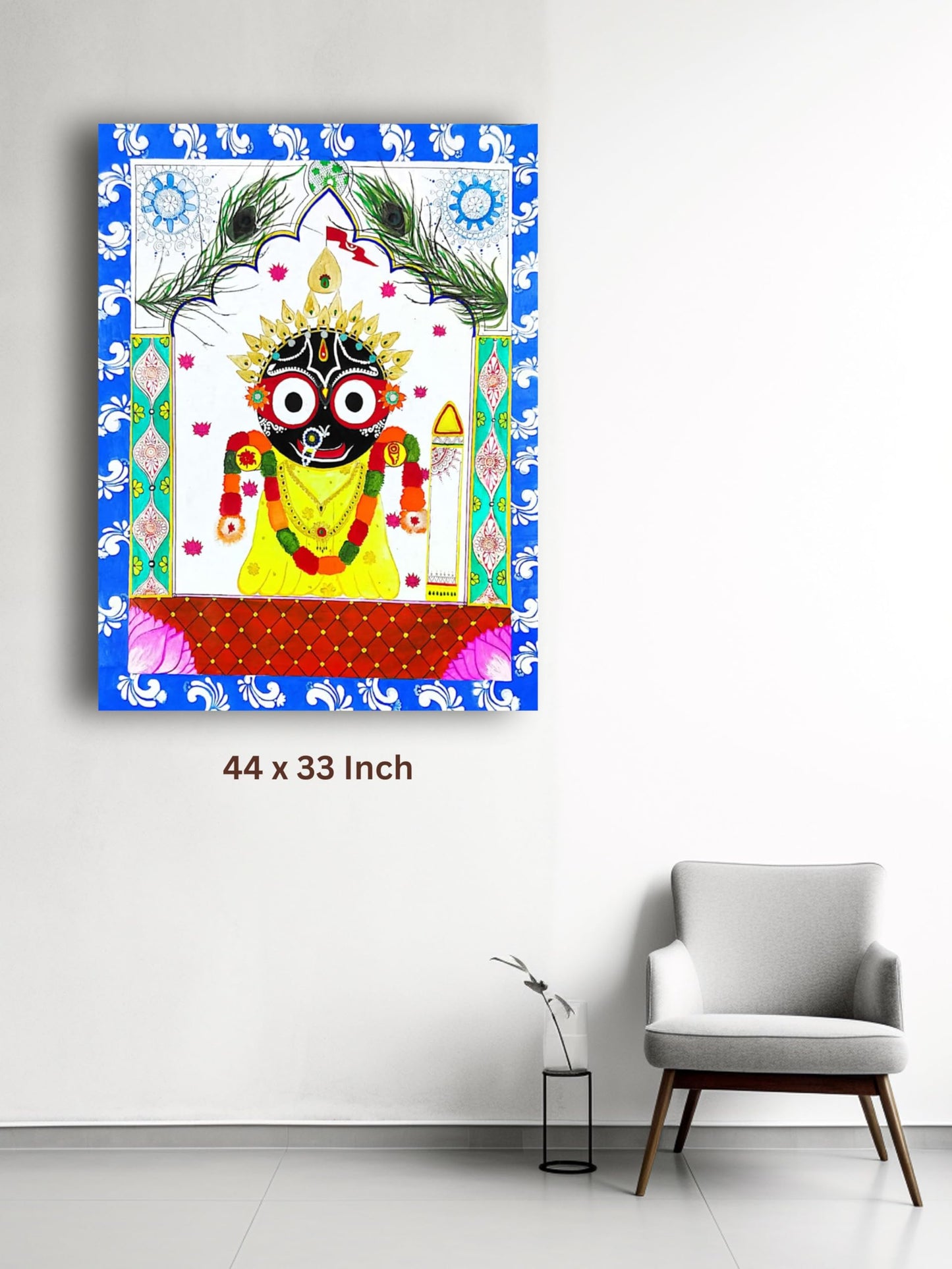 Art to Doors | Jagganath | Artist Laxmi Priya Das | Vertical | Art Print | Home Decor | Wall Decor | Gifts for Women | Gifts for Men | Gift Items | Wall Art