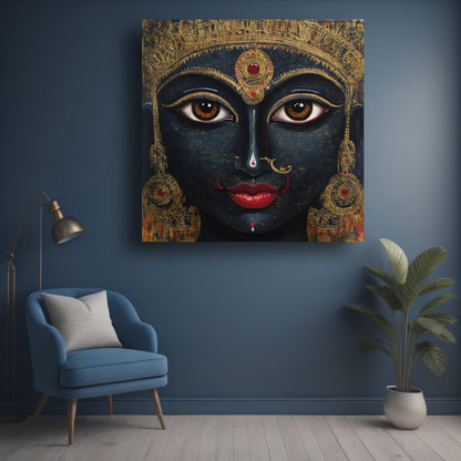 Art to Doors | Divine Goddess Statue Art | Square | Art Print | Home Decor | Wall Decor | Gifts for Women | Gifts for Men | Gift Items | Wall Art