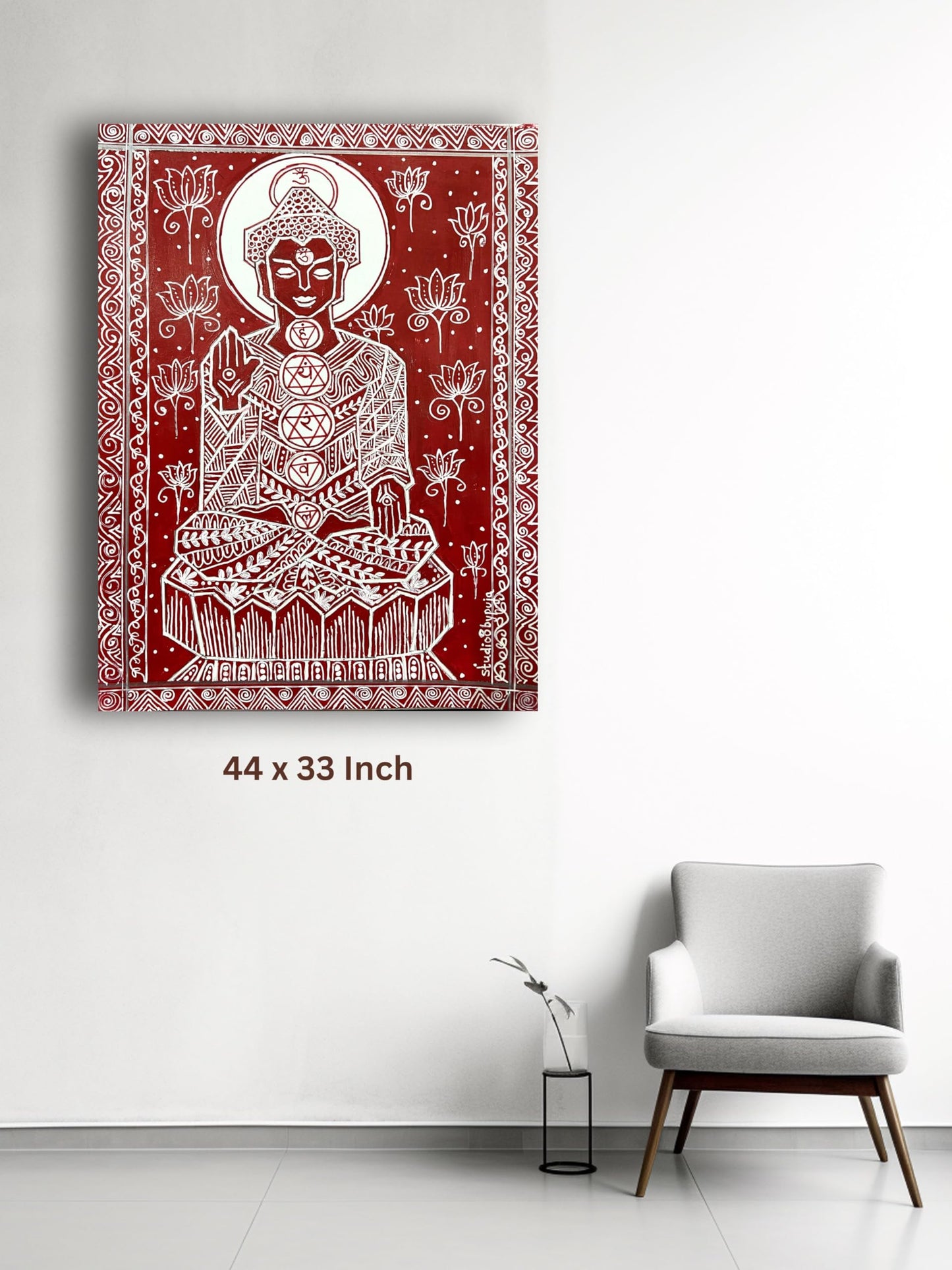 Art to Doors | Body Chakras | Artist Puja Kumari | Vertical | Art Print | Home Decor | Wall Decor | Gifts for Women | Gifts for Men | Gift Items | Wall Art