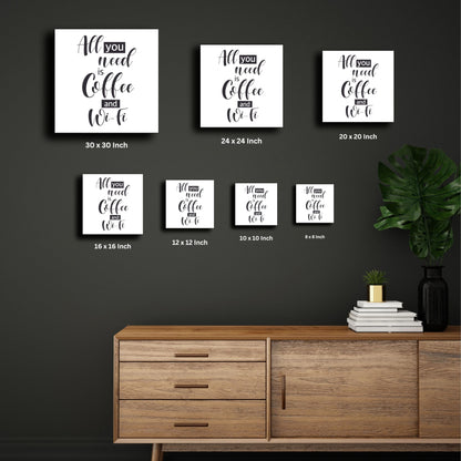 Art to Doors All you need is Coffee and Wifi Perfect Wall Decor!