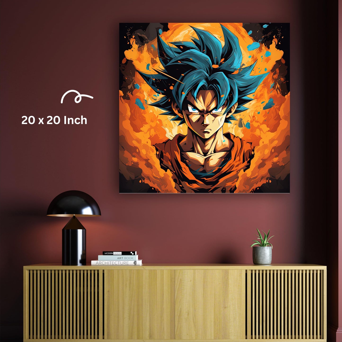 Art to Doors | Epic Anime Figure Art | Square | Art Print | Home Decor | Wall Decor | Gifts for Women | Gifts for Men | Gift Items | Wall Art