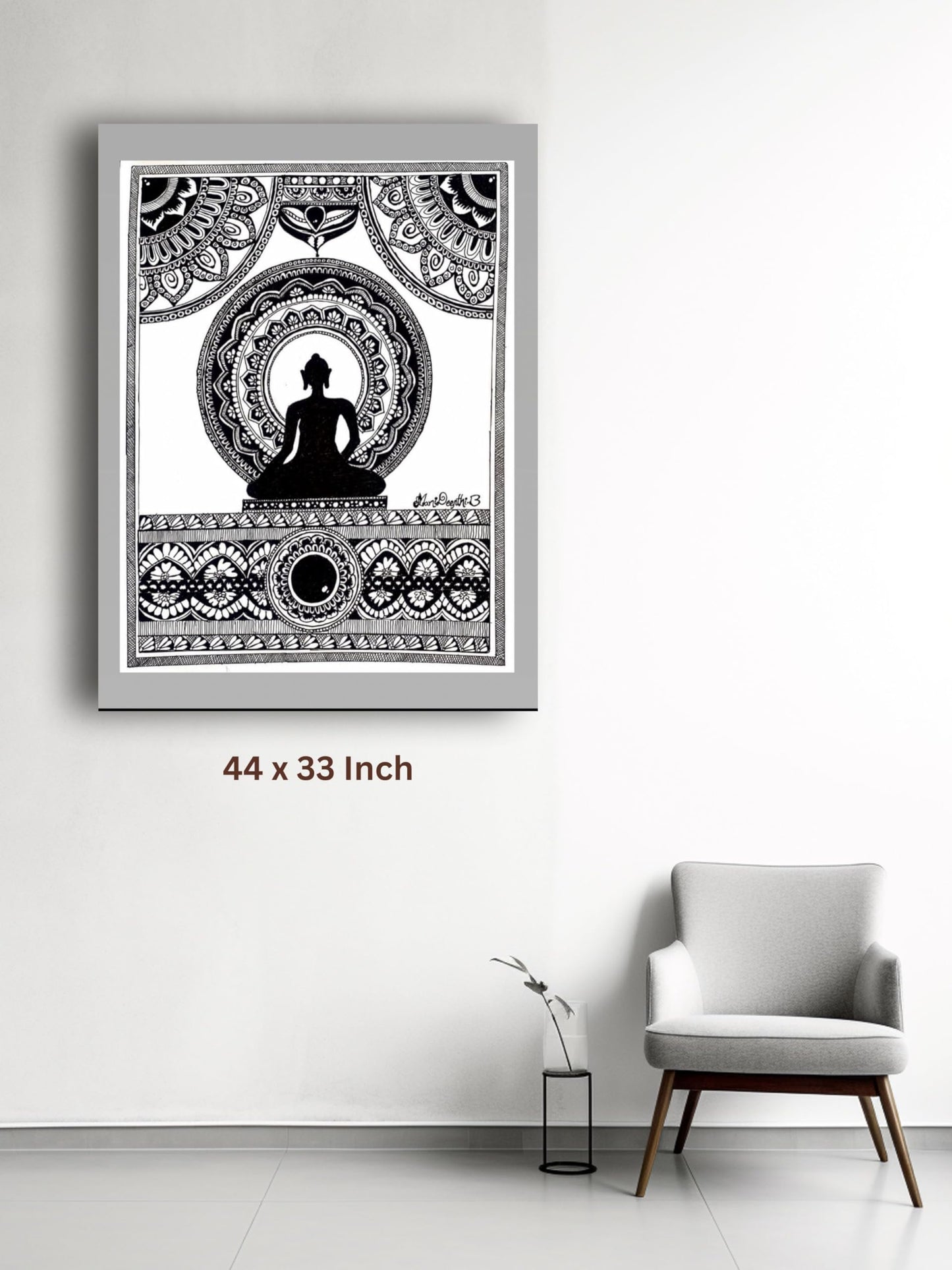 Art to Doors | Peace of Mind | Artist Manideepthi Boddapati | Vertical | Art Print | Home Decor | Wall Decor | Gifts for Women | Gifts for Men | Gift Items | Wall Art