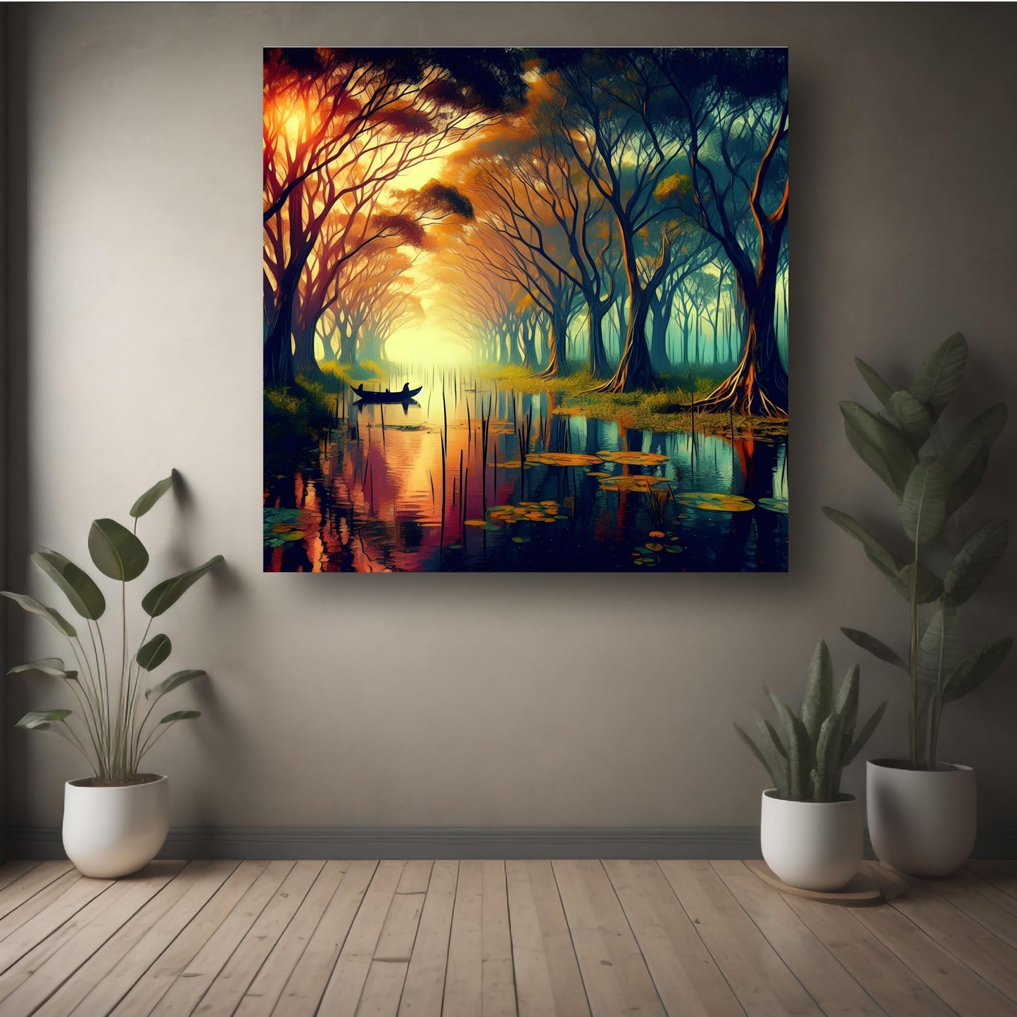 Art to Doors | Enchanting Nature Illusions Art | Square | Art Print | Home Decor | Wall Decor | Gifts for Women | Gifts for Men | Gift Items | Wall Art