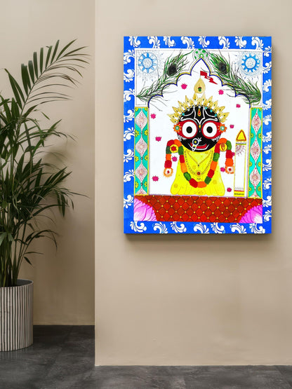 Art to Doors | Jagganath | Artist Laxmi Priya Das | Vertical | Art Print | Home Decor | Wall Decor | Gifts for Women | Gifts for Men | Gift Items | Wall Art