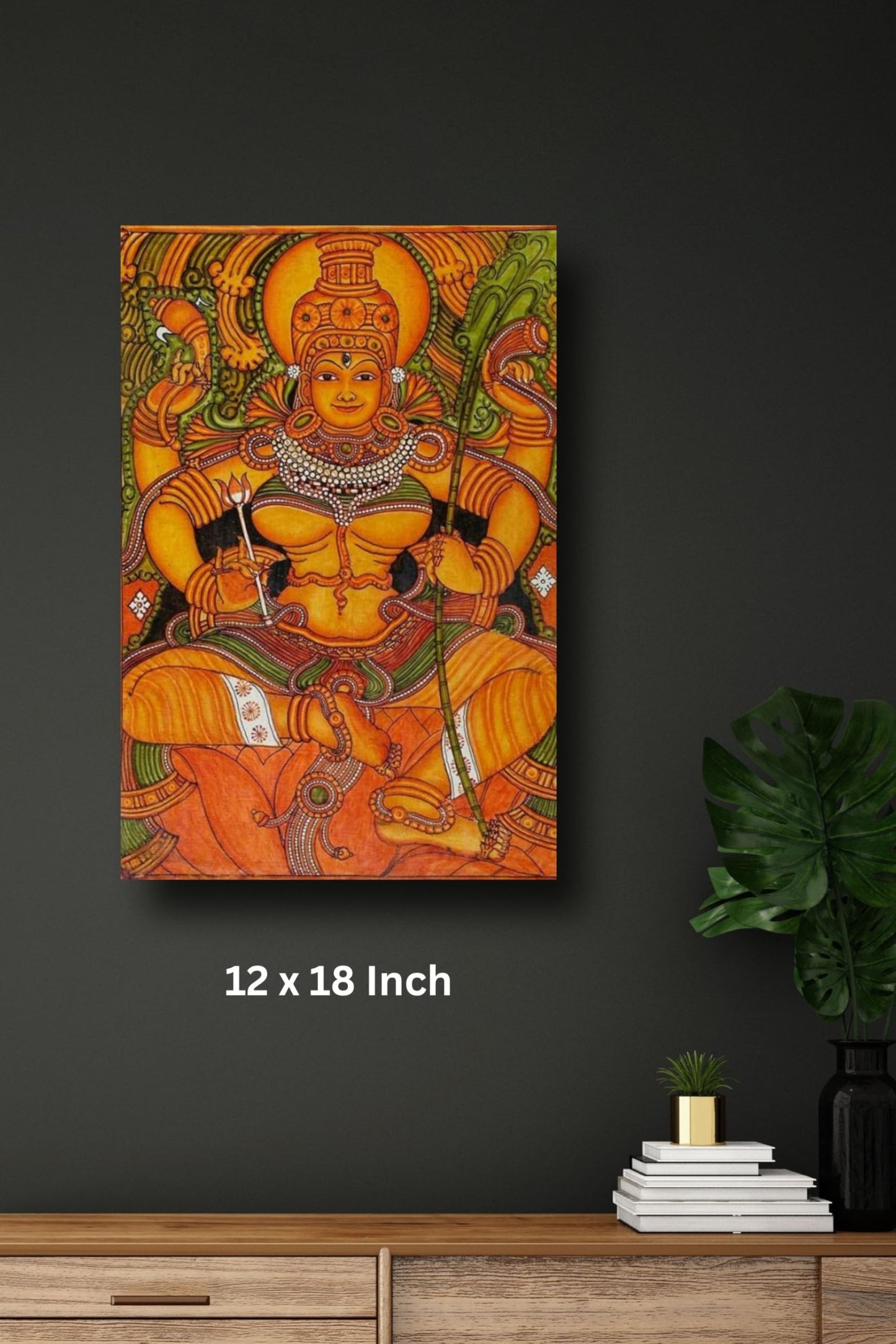 Art to Doors | Lalithadevi Mural Painting | Artist Duvvuri Srivalli Hyndavi | Vertical | Art Print | Home Decor | Wall Decor | Gift Items | Wall Art