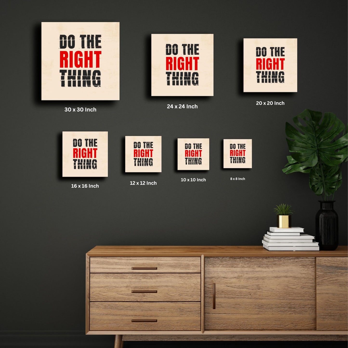 Art to Doors Do the Right Thing Quote Home Decors