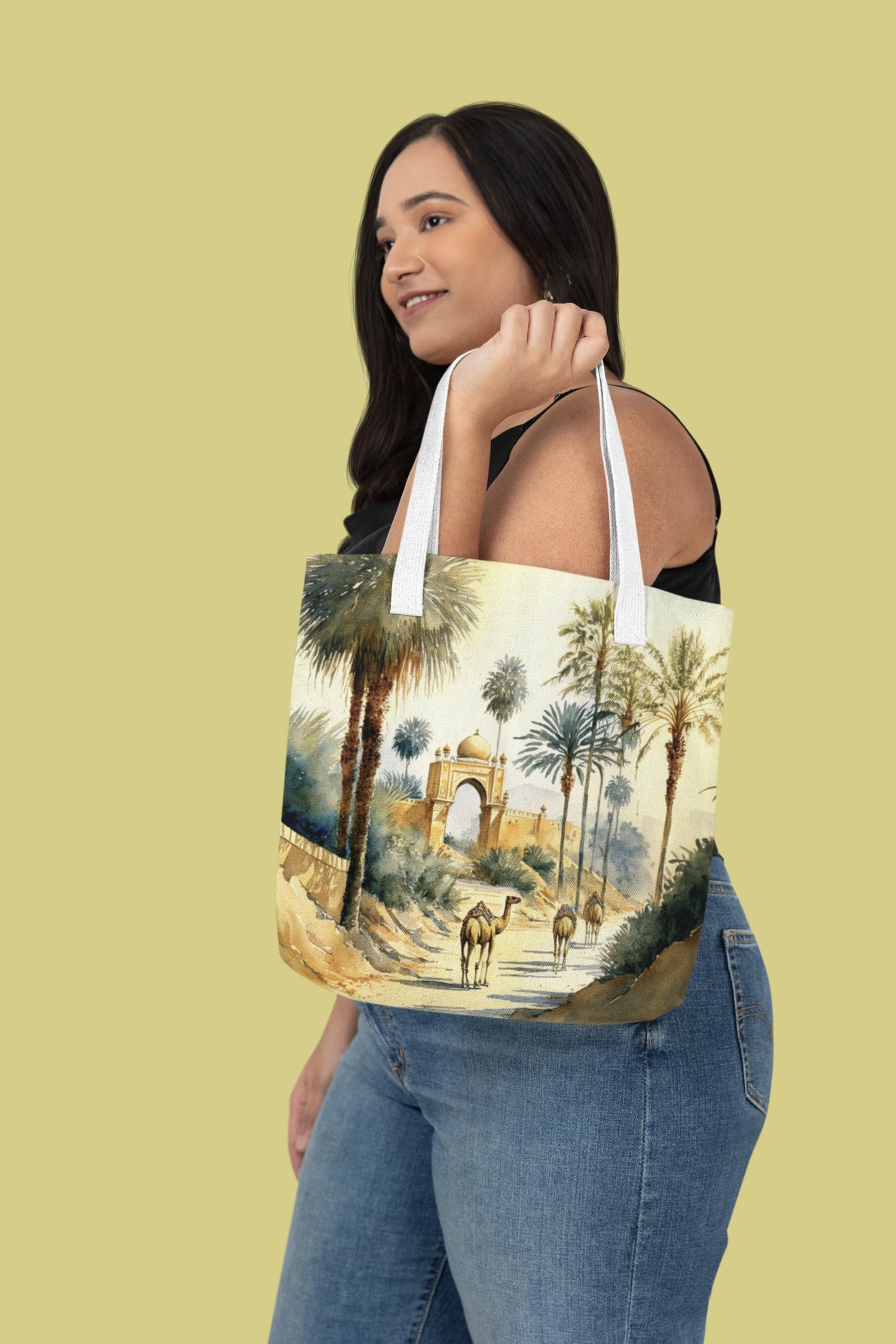 Art to Doors | Sun-Kissed Sands | Tote Bags | Shopping Bag For Grocery | Aesthetic Carry Bag | Tote Bag for Shopping, Travel, office & beach bags for women