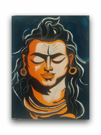 Art to Doors | Lord Shiva | Artist Bindu Kamboj | Vertical| Art Print | Home Decor | Wall Decor | Gifts for Women | Gifts for Men | Gift Items | Wall Art