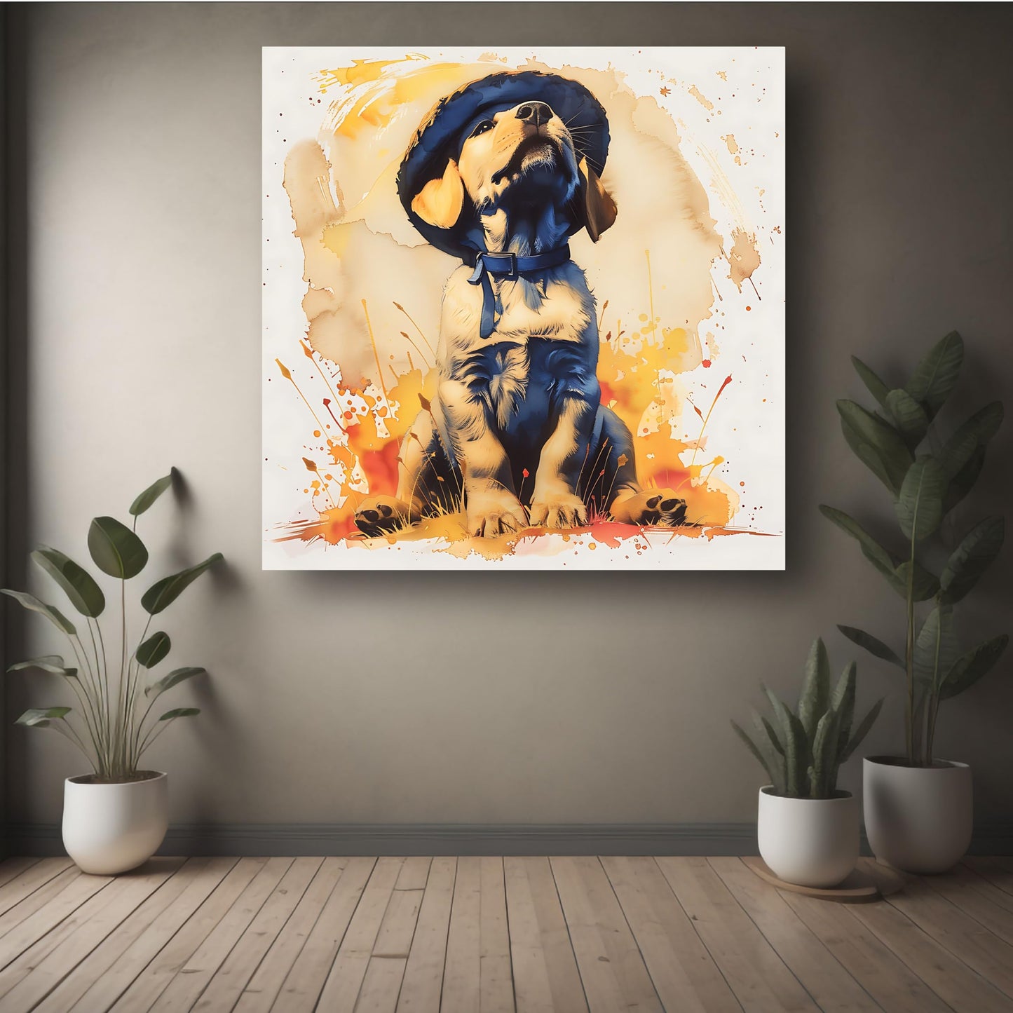 Art to Doors | Luxury Dog Gear Set Art | Square | Art Print | Home Decor | Wall Decor | Gifts for Women | Gifts for Men | Gift Items | Wall Art