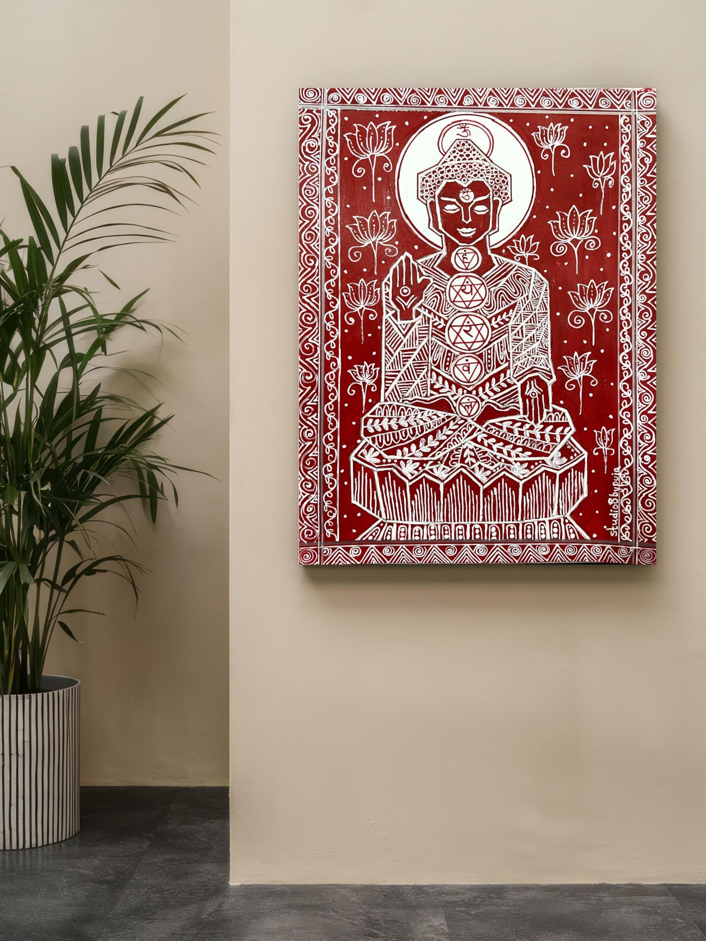 Art to Doors | Body Chakras | Artist Puja Kumari | Vertical | Art Print | Home Decor | Wall Decor | Gifts for Women | Gifts for Men | Gift Items | Wall Art