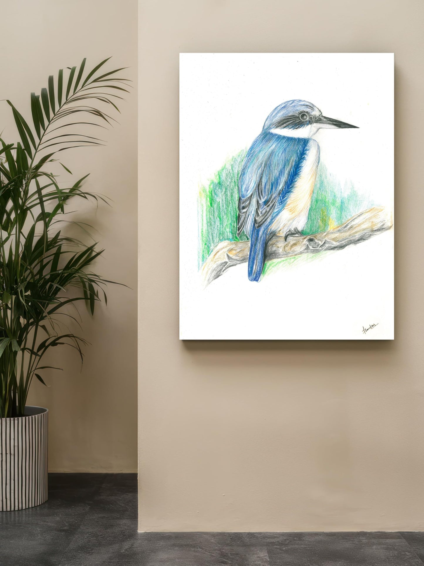 Art to Doors | Bird | Artist Jhankar| Artconnect Studios | Vertical | Art Print | Home Decor | Wall Decor | Gift Items | Wall Art