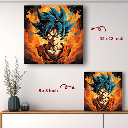 Art to Doors | Epic Anime Figure Art | Square | Art Print | Home Decor | Wall Decor | Gifts for Women | Gifts for Men | Gift Items | Wall Art