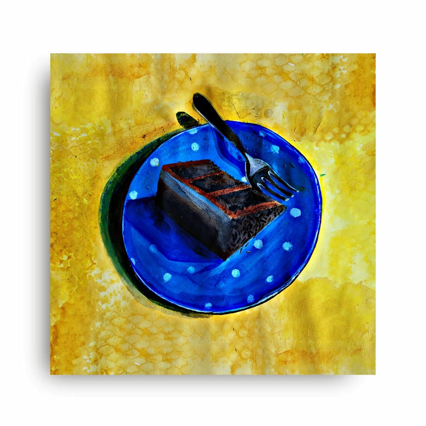 Art to Doors | Chocolate Reverie | Square | Artist Prerna Ajwani | Home Decor | Wall Art | Gifts for Women | Gifts for Men | Canvas Frame