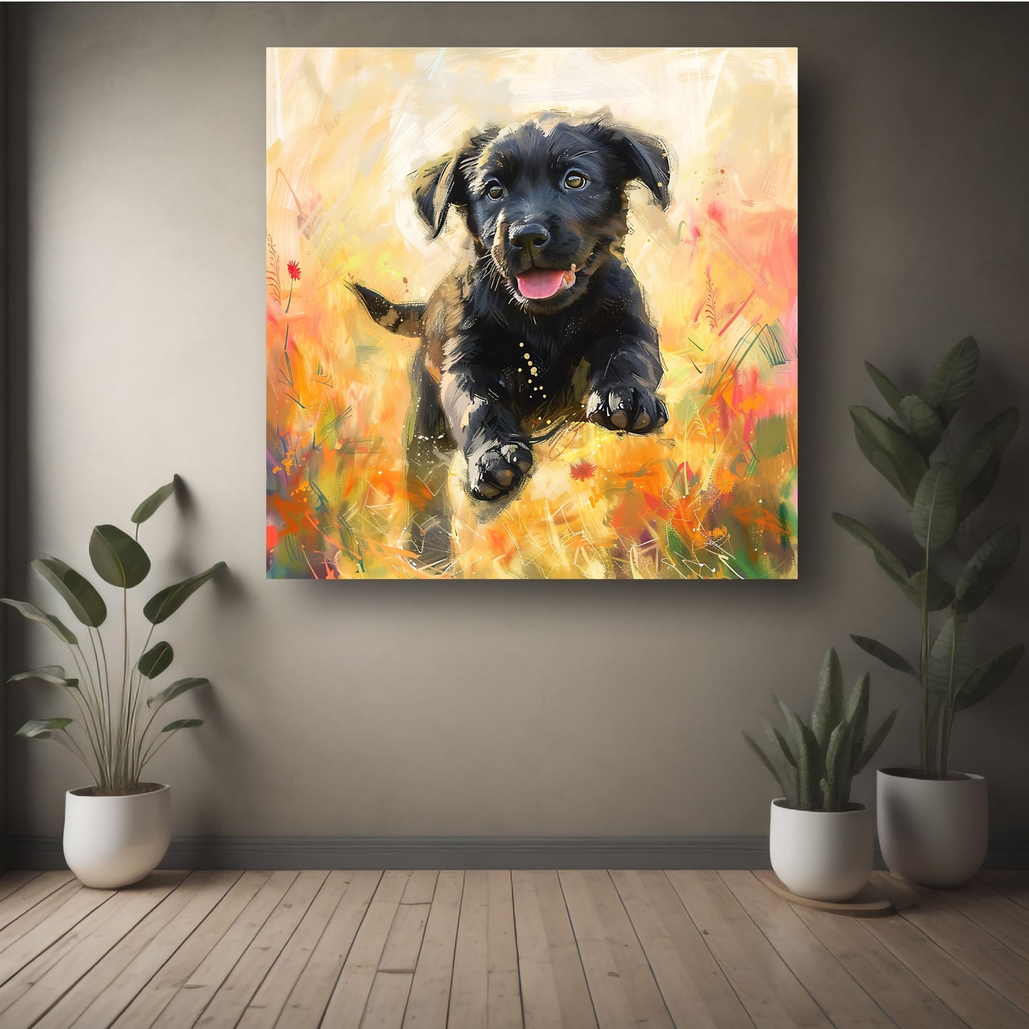 Art to Doors | Cozy Dog Bed Essentials Art | Square | Art Print | Home Decor | Wall Decor | Gifts for Women | Gifts for Men | Gift Items | Wall Art