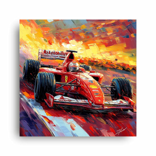 Art to Doors | High-Speed F1 Gear Art | Square | Art Print | Home Decor | Wall Decor | Gifts for Women | Gifts for Men | Gift Items | Wall Art (Canvas Frame, 12x12 Inch)