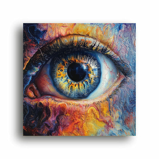 Art to Doors | Intricate Eye Art | Square | Art Print | Home Decor | Wall Decor | Gifts for Women | Gifts for Men | Gift Items | Wall Art