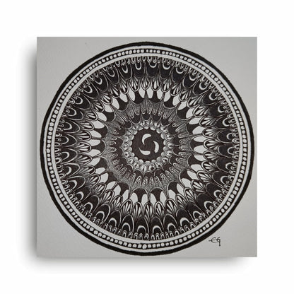 Black Monochromatic Art | Artist Evancy Grace | Art Print | Personalized Gift | Home Decor | Gifts | Wall Decor | Wall Paintings | Canvas Frame | Gifiting