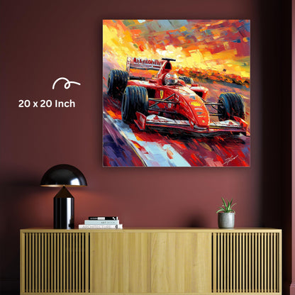 Art to Doors | High-Speed F1 Gear Art | Square | Art Print | Home Decor | Wall Decor | Gifts for Women | Gifts for Men | Gift Items | Wall Art