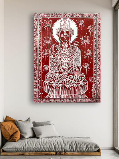 Art to Doors | Body Chakras | Artist Puja Kumari | Vertical | Art Print | Home Decor | Wall Decor | Gifts for Women | Gifts for Men | Gift Items | Wall Art